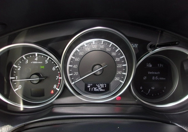 Mazda CX-5 cena 68500 przebieg: 117625, rok produkcji 2015 z Młynary małe 466